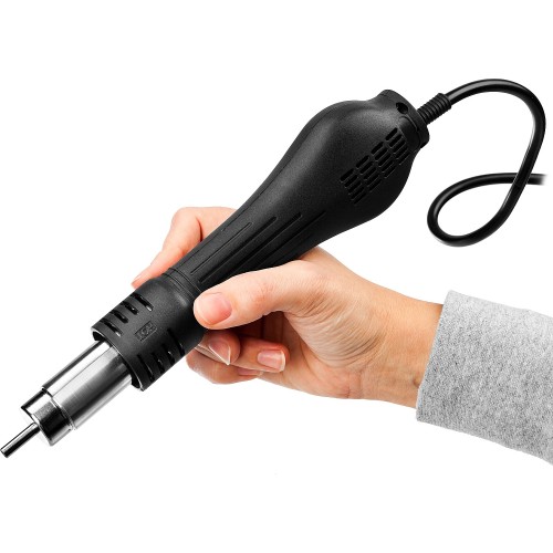 ЗУБР ПСТ-650, 650 Вт, 100 - 500°C,120 л/мин, 3 насадки, керамический нагреватель, цифровая термовоздушная паяльная станция, Профессионал (55350)