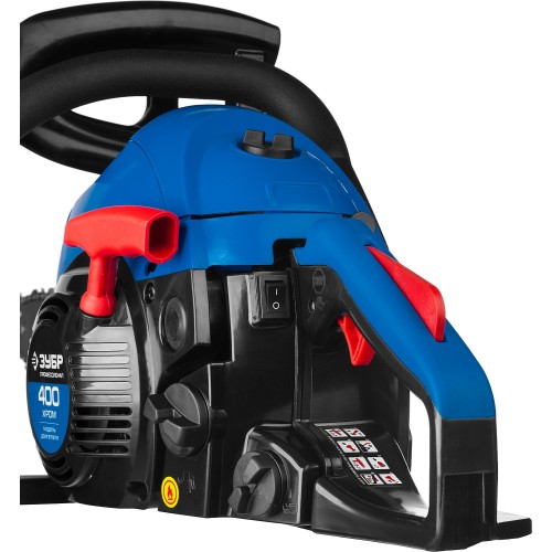 ЗУБР 40 см3, 40 см, бензопила, Профессионал (ПБЦ-400 40П)