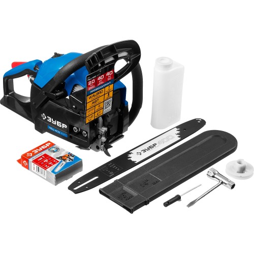 ЗУБР 40 см3, 40 см, бензопила, Профессионал (ПБЦ-400 40П)