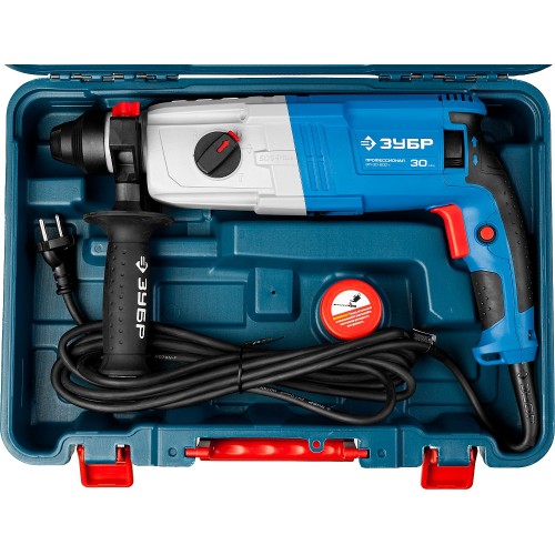 ЗУБР 30 мм, 900 Вт, перфоратор SDS Plus, Профессионал (ЗП-30-900 К)