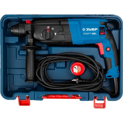 ЗУБР 26 мм, 800 Вт, перфоратор SDS Plus, Профессионал (ЗП-26-800 К)
