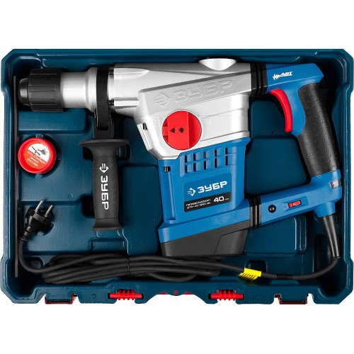 ЗУБР 40 мм, 1250 Вт, АВТ, перфоратор SDS-Max, Профессионал (ЗПМ-40-1250 ЭВК)