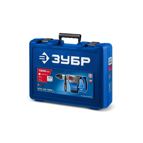 ЗУБР 40 мм, 1300 Вт, АВТ, перфоратор SDS-Max, Профессионал (ЗПМ-40-1300 ЭВ)