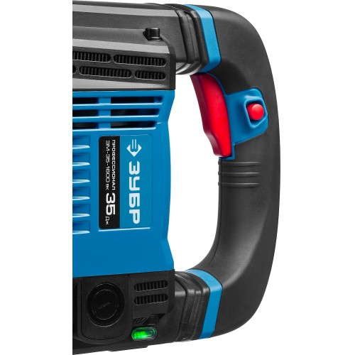 ЗУБР Бетонолом, 35 Дж, 1600 Вт, АВТ, отбойный молоток HEX-30, Профессионал (ЗМ-35-1600 ВК)