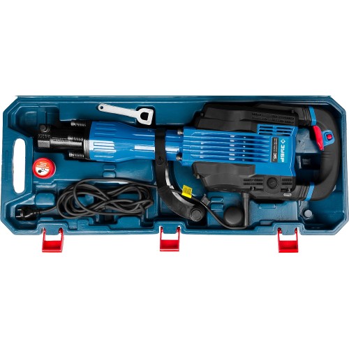 ЗУБР Бетонолом, 35 Дж, 1600 Вт, АВТ, отбойный молоток HEX-30, Профессионал (ЗМ-35-1600 ВК)