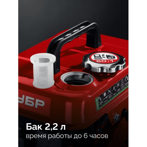 ЗУБР 1100 Вт, инверторный генератор (СБИ-1100)