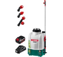 ЗУБР 10 л, 1 АКБ 4 А·ч, аккумуляторный опрыскиватель (ОПЛ-10-41)