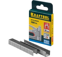 KRAFTOOL тип 53 (A/10/JT21) 10 мм, 1000 шт, калибр 23GA, скобы для степлера (31670-10)