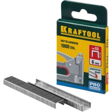 KRAFTOOL узкие, тип 53 (A/10/JT21) 23GA 18 мм, 1000 шт, скобы для степлера (31670-18)