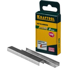 KRAFTOOL тип 140 (G/11/57) 6 мм, 1000 шт, калибр 20GA, скобы для степлера (31680-06)