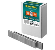 KRAFTOOL тип 18GA (55/90/C) 20 мм, 5000 шт, скобы для степлера (31789-20)