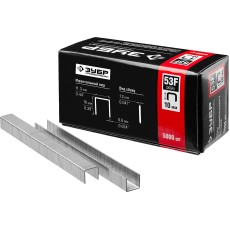 ЗУБР тип 20GA (53F/D/056) 10 мм, 5000 шт, скобы для степлера, Профессионал (31950-10)