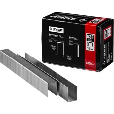 ЗУБР тип 20GA (53F/D/056) 16 мм, 5000 шт, скобы для степлера, Профессионал (31950-16)