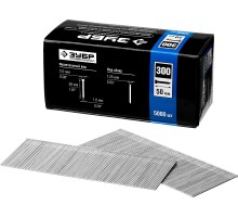 ЗУБР тип 18GA (47/300/F) 50 мм, 5000 шт, гвозди для нейлера, Профессионал (31830-50)
