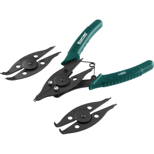 KRAFTOOL Universal 6-in-1, внешний/внутренний, съемник стопорных колец (22811)