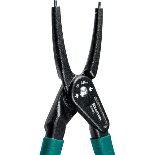 KRAFTOOL 180 мм, прямые губки, внутренний, Ссъемник стопорных колец (22812-1)