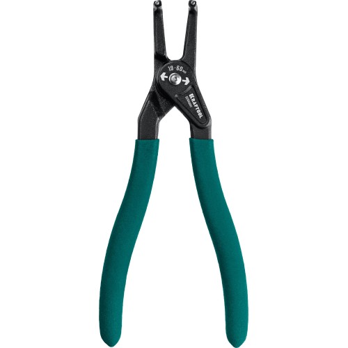 KRAFTOOL 180 мм, изогнутые губки, внешний, съемник стопорных колец (22812-4)