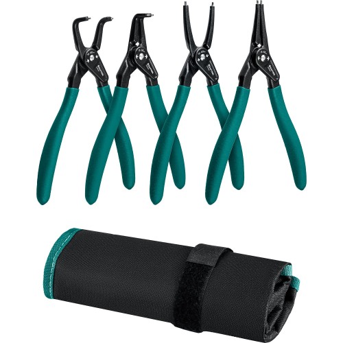 KRAFTOOL 4 шт, 180 мм, съемник стопорных колец (22812-H4)