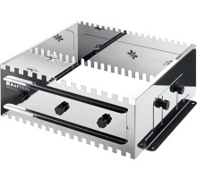 KRAFTOOL BUNKER-4 зуб 8, 10, 12 мм, полукруг 10х20 мм, нерж. сталь, Раздвижная гребенка для плитки (08081)