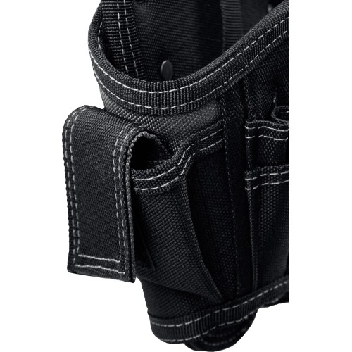 KRAFTOOL KH-17 большая, с быстросъёмным креплением, FastClip, 17 карманов и петель, кобура для шуруповерта (38768)