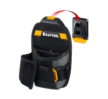 KRAFTOOL KP-8 с быстросъёмным креплением FastClip, 8 карманов и петель, 170 х 260 мм, поясная сумка (38776)