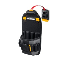 KRAFTOOL KP-11 с быстросъёмным креплением FastClip, 11 карманов и петель, 170 х 360 мм, поясная сумка (38777)