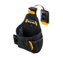 KRAFTOOL KP-5 с быстросъёмным креплением FastClip, 5 карманов и петель, 150 х 190 мм, поясная сумка (38778)