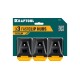 KRAFTOOL KC-3 для системы быстрого крепления FastClip, пластиковые, 3 шт., клипсы (38779)