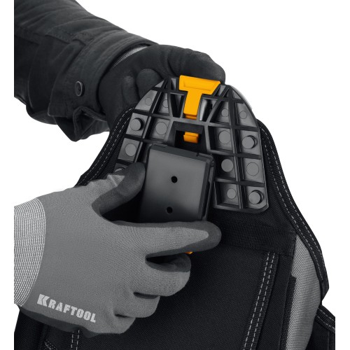 KRAFTOOL KC-3 для системы быстрого крепления FastClip, пластиковые, 3 шт., клипсы (38779)