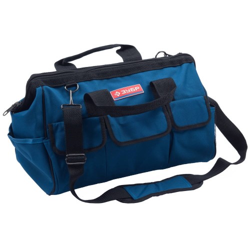 ЗУБР 42 см, сумка для инструментов с 17 карманами (38645-17)