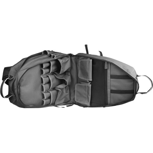 KRAFTOOL 430 х 360 х 230 мм, рюкзак для инструментов с 49 карманами и 2 внутренними отделениями (38745)