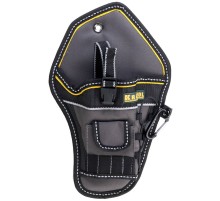 KRAFTOOL кобура для шуруповерта с отделениями для бит и сверл (38744)