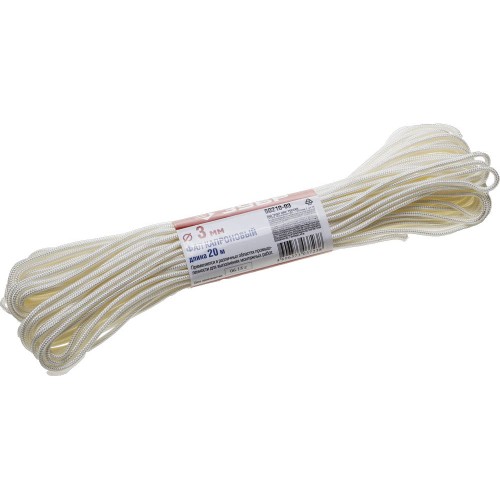 ЗУБР d 3 мм, 20 м, капроновый фал (50210-03)