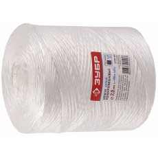 ЗУБР d 2.0 мм, 400 м, 1600 текс, 22 кгс, белый, полипропиленовый шпагат (50100-400)
