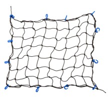 ЗУБР для крепления груза, 700 х 900 мм, d 5 мм, 12 крючков, сетка (40504)