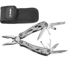 ЗУБР МАСТЕР, мультитул, 12 в 1, облегченные стальные ручки, нейлоновый чехол, 105 мм (47752)