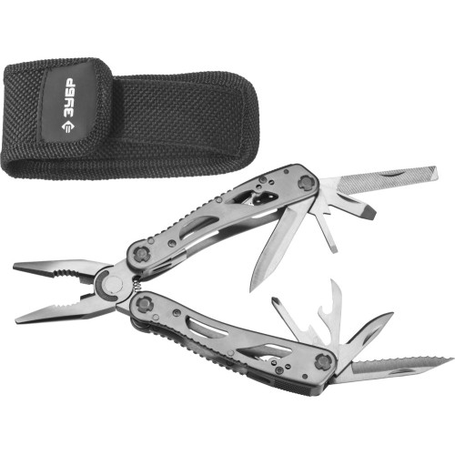 ЗУБР МАСТЕР, мультитул, 12 в 1, облегченные стальные ручки, нейлоновый чехол, 105 мм (47752)