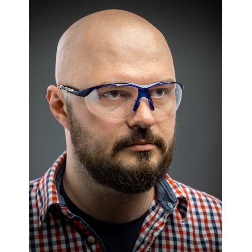 ЗУБР ПРОГРЕСС, открытого типа, прозрачные, стекло устойчивое к царапинам и запотеванию, защитные очки, Профессионал (110320)