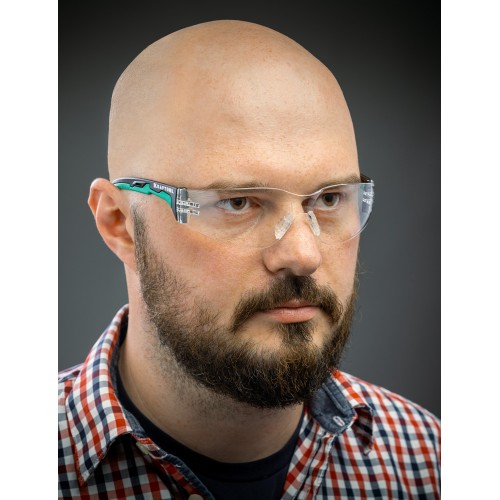 KRAFTOOL PULSAR, открытого типа, прозрачные, стекло увеличенного размера устойчивое к запотеванию, панорамные защитные очки (110460)