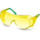 KRAFTOOL ULTRA, открытого типа, жёлтые, стекло увеличенного размера устойчивое к царапинам и запотеванию, защитные очки (110462)
