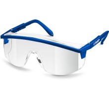 ЗУБР ПРОТОН, открытого типа, прозрачные, стекло увеличенного размера, защитные очки, Профессионал (110481)