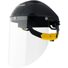 ЗУБР ударопрочный экран 2 мм, устойчивый к царапинам и истиранию, с храповиком, защитный лицевой щиток, Профессионал (11085)