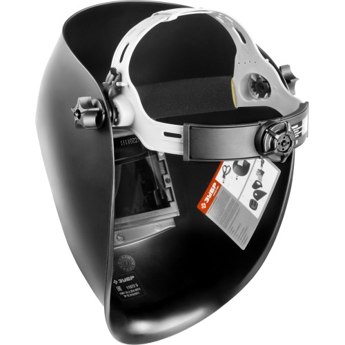 ЗУБР МСО-11, затемнение 11, откидной блок, маска сварщика со стеклянным светофильтром, Профессионал (11072)