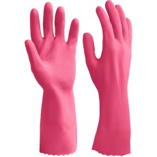 ЗУБР S, с х/б напылением, рифлёные, латексные перчатки (11250-S)