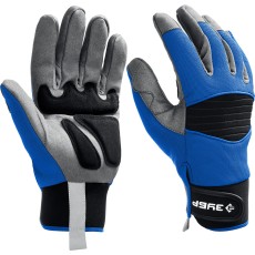 ЗУБР МОНТАЖНИК, L (9), профессиональные комбинированные перчатки, для тяжелых мех. работ, антивибрационные, Профессионал (11475-L)