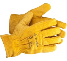 ЗУБР Мастер, XL (10) спилковые рабочие перчатки с подкладкой (1135-XL)