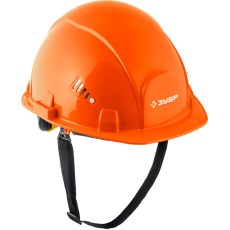 ЗУБР ФОРТ, оранжевая, храповый механизм регулировки, универсальное крепление для наушников и щитков, защитная каска, Профессионал (11094-1)