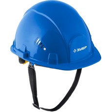 ЗУБР ФОРТ, синяя, храповый механизм регулировки, универсальное крепление для наушников и щитков, защитная каска, Профессионал (11094-3)