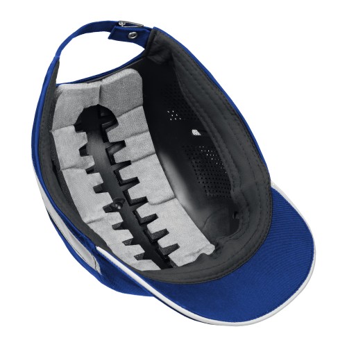 ЗУБР БИНОМ, синяя, ударопрочный корпус, укороченный козырёк 55 мм, размер от 54 до 59 см, защитная каскетка, Профессионал (11095)