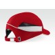 ЗУБР БИНОМ, красная, ударопрочный корпус, укороченный козырёк 55мм, размер от 54 до 59см, защитная каскетка, Профессионал (11096)